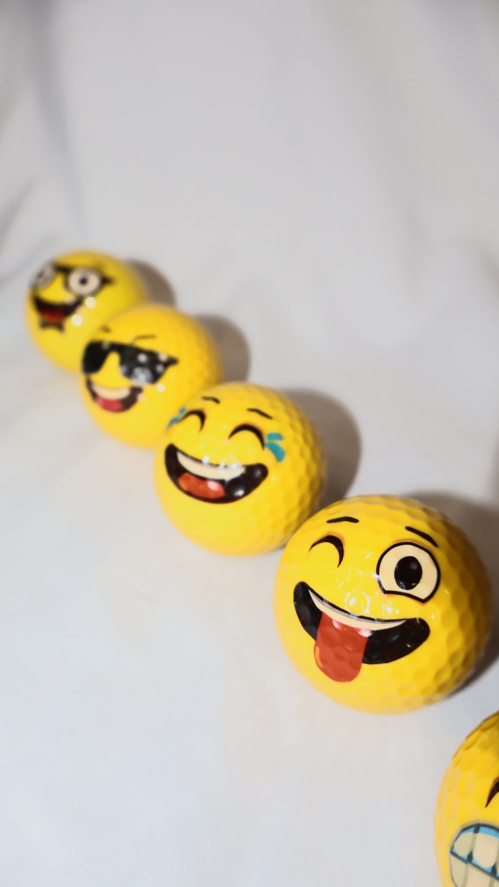 3 Pack Emoji Golf Balls