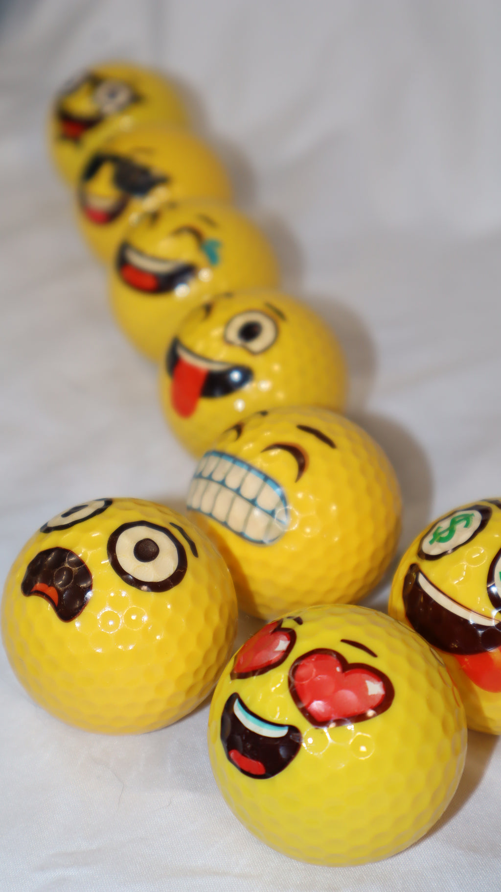 3 Pack Emoji Golf Balls