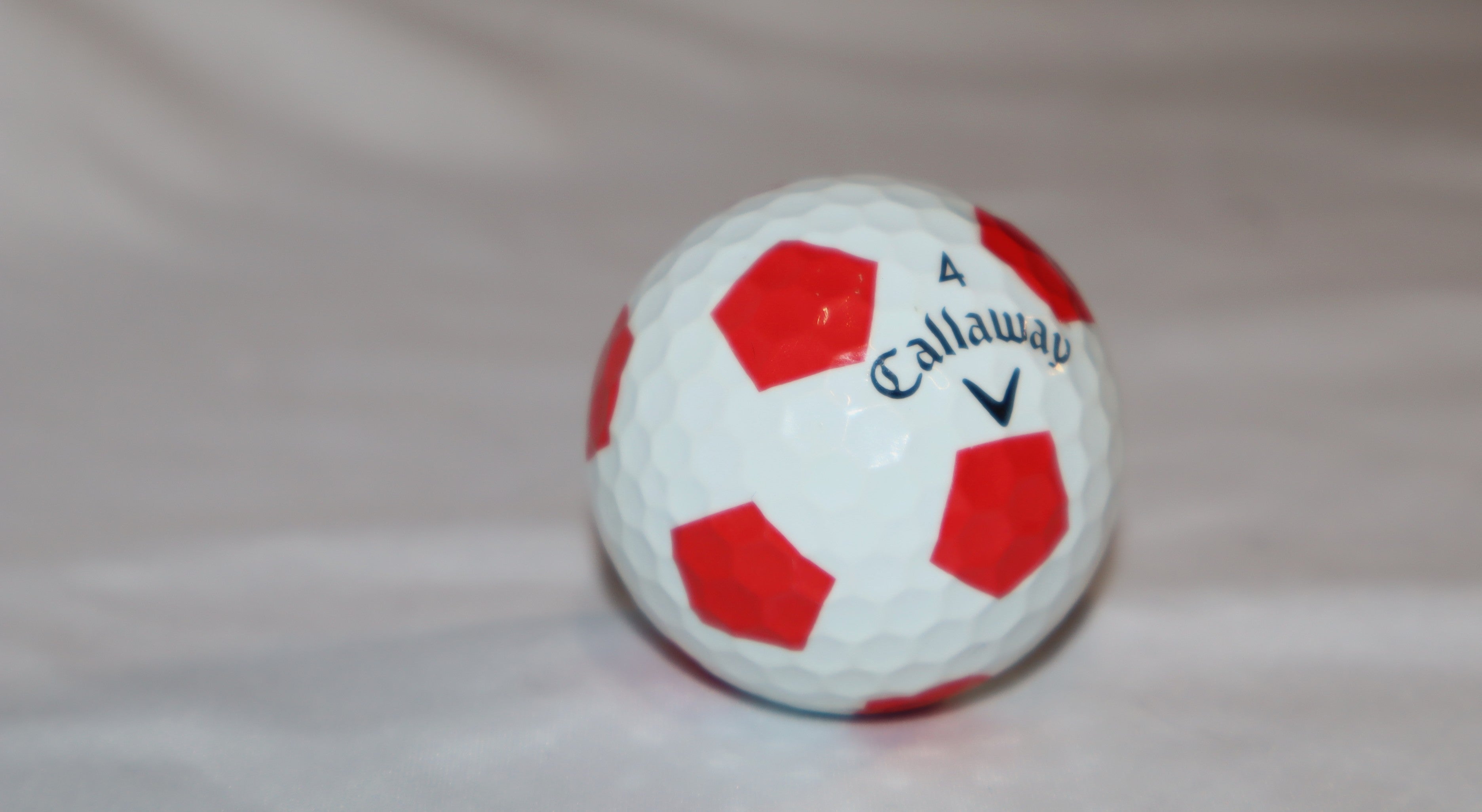 Red Soccer Callaway Edition Golf Ball